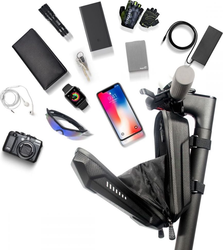 Çantë për trotinet elektrik WildMan Hardpouch, 2L, e zezë