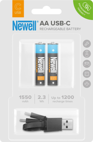 Bateri rikarikueshme AA Newell USB C, 1550 mAh, e gjelbër