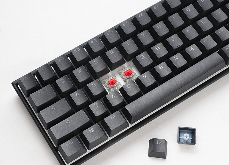 Tastierë Ducky Mecha Pro SF, Cherry MX Silent Red, RGB, e zezë