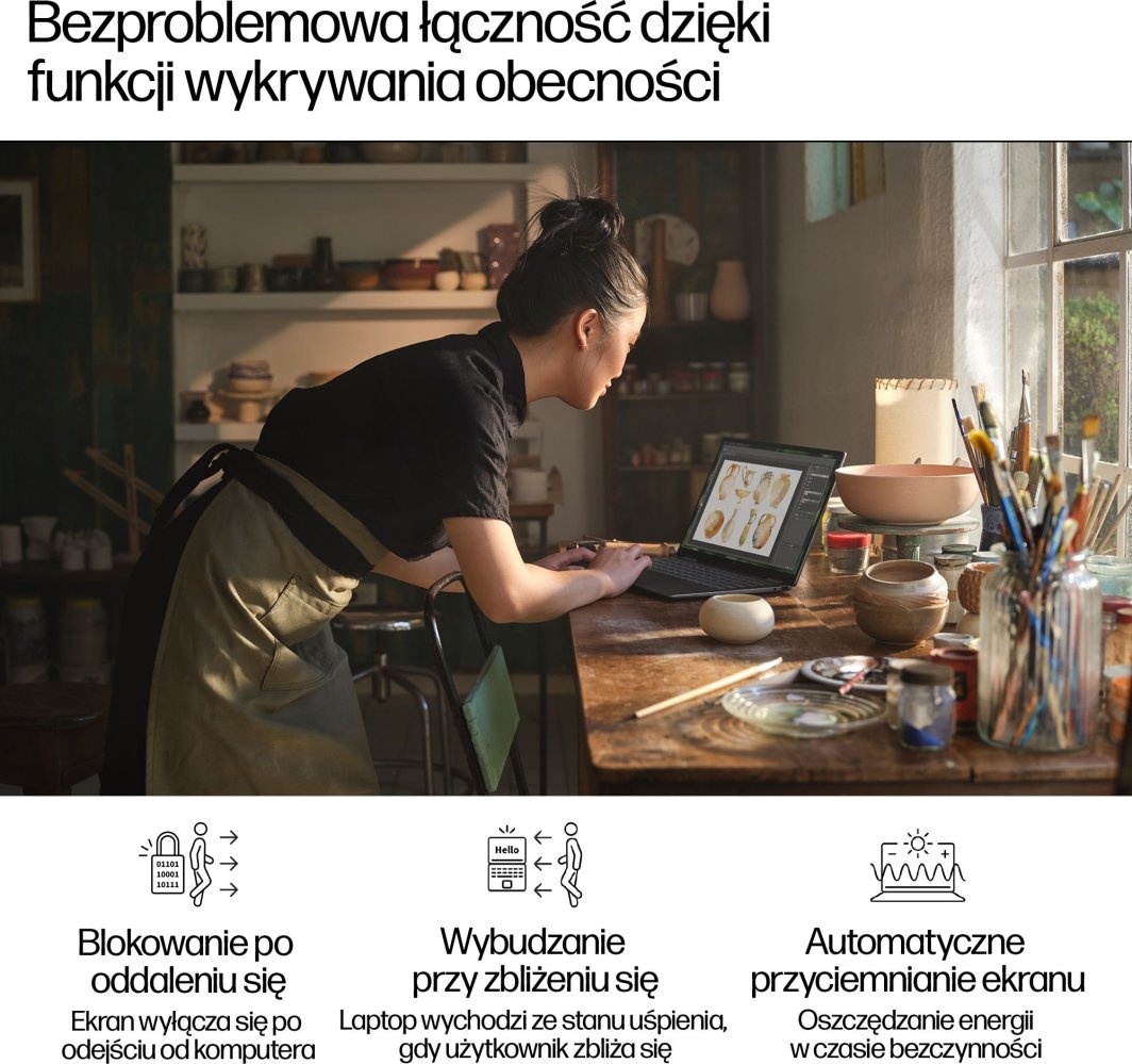 Laptop HP ENVY x360 14, 14", Ryzen 5 8640HS, 16GB RAM, 512GB SSD