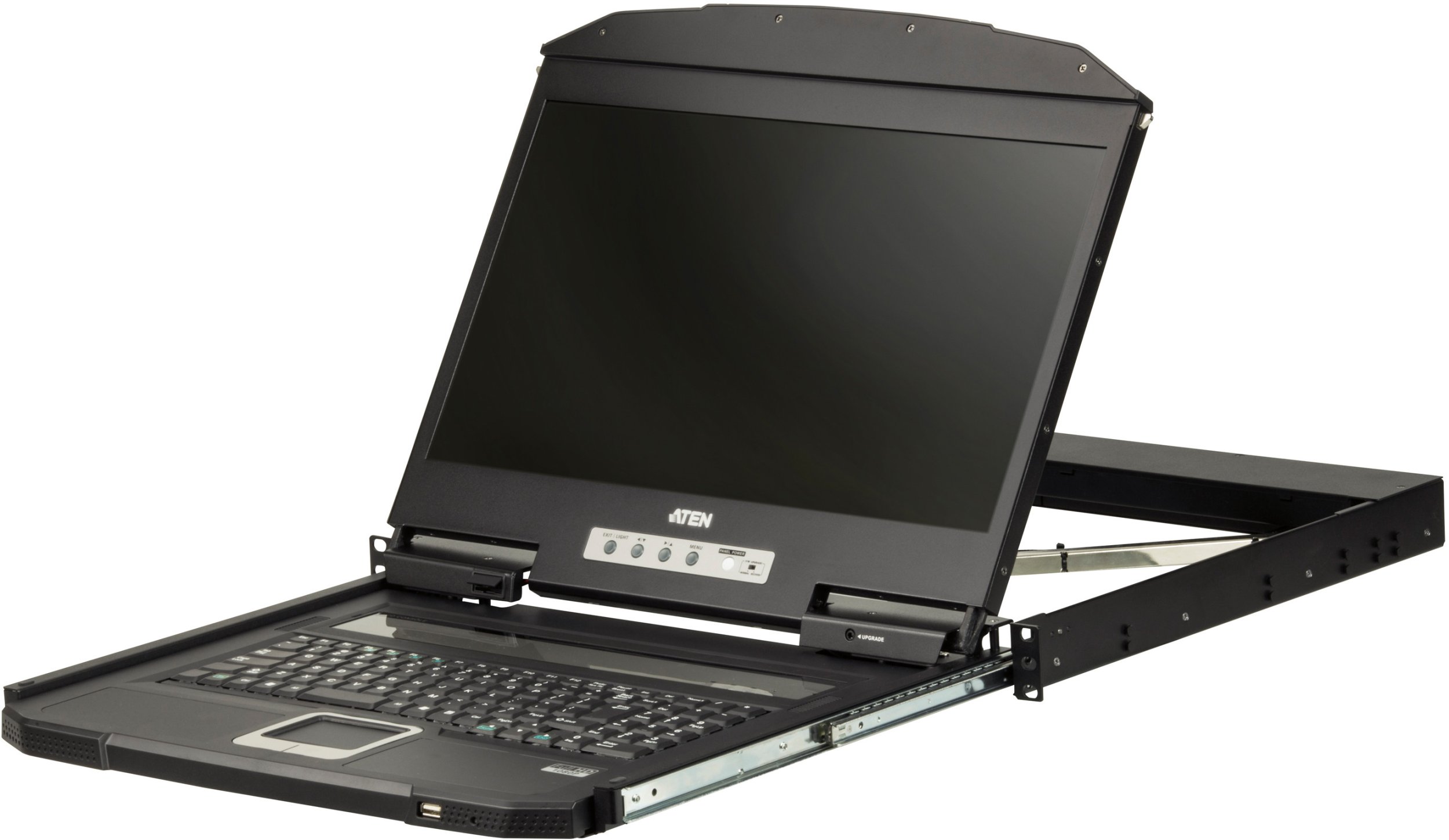Konzolë LCD KVM i-TEC CL3100NX, 18.5", 1U, për rack 19", e zezë