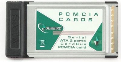 Kontrollues Gembird PCMCIA, 2x SATA