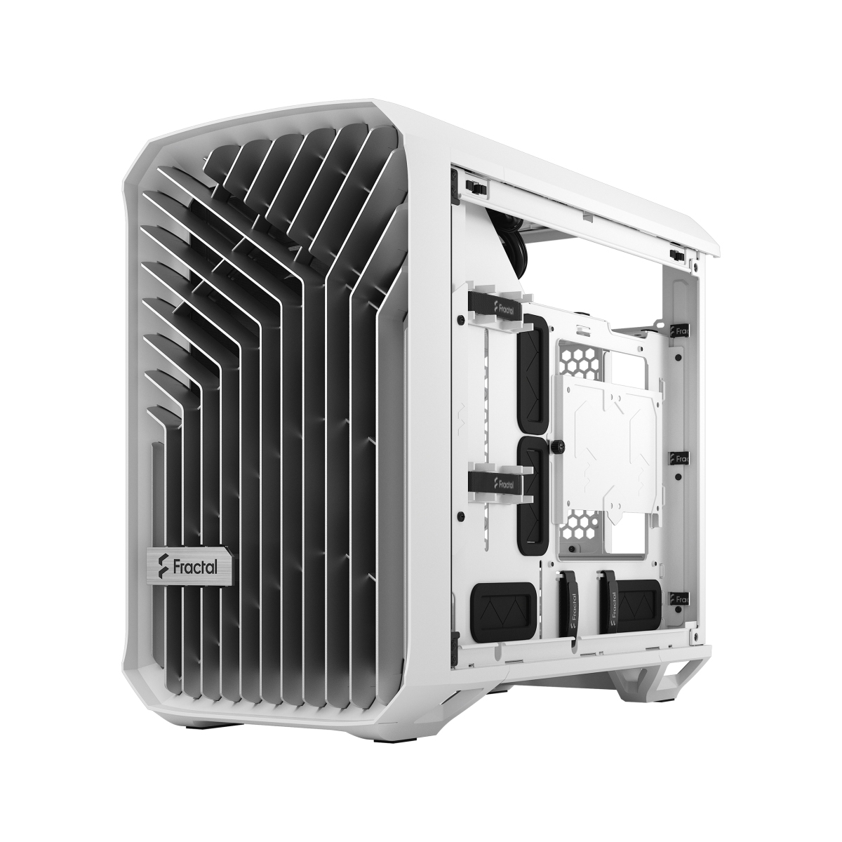 Kasë për PC Fractal Design Torrent Nano White TG Clear Tint, e bardhë