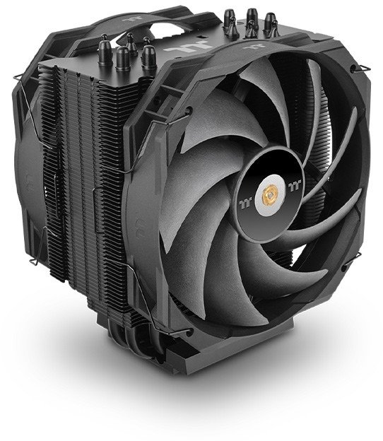 Ладилник за процесор Thermaltake WAir Dual Tower, за Intel и AMD, воздушен, црн