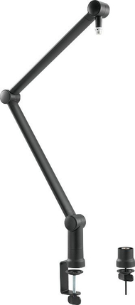 Krah profesional për mikrofon LogiLink AA0127, rrotullim 360°, susta amortizuese, i zi