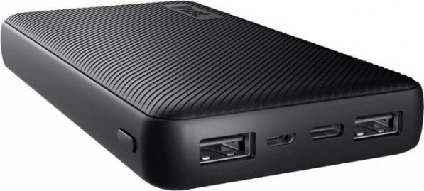 Надворешна батерија Trust Primo Eco, 15000mAh, 2 USB порти, црна