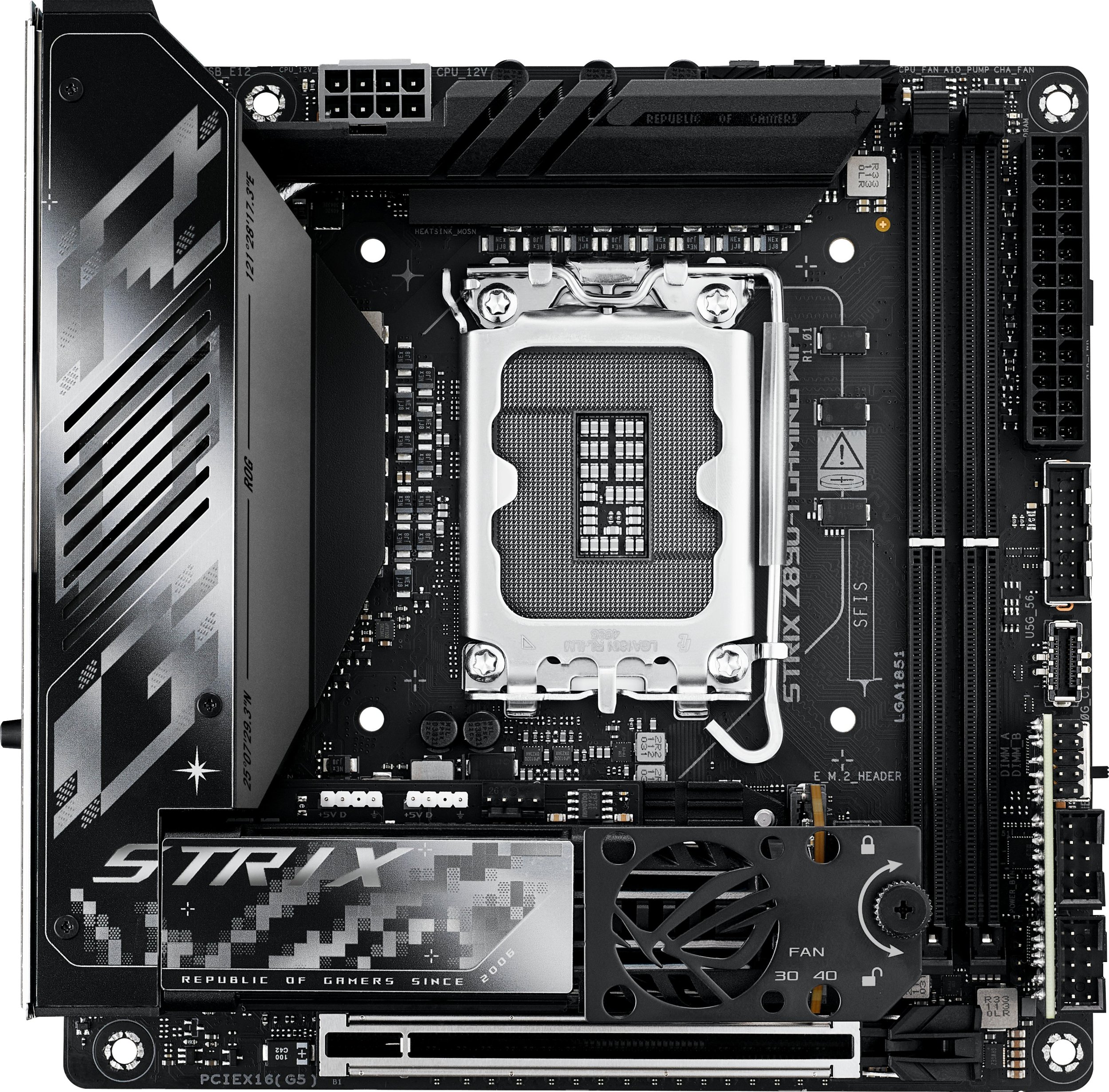 Motherboard ASUS ROG STRIX Z890 I GAMING WIFI, Intel Z890, Mini ITX, me WiFi