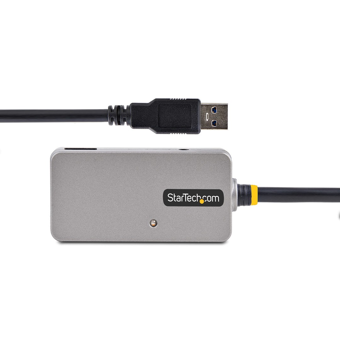 Qendër USB Startech, 10m, 4 porte USB 3.0, i hirtë