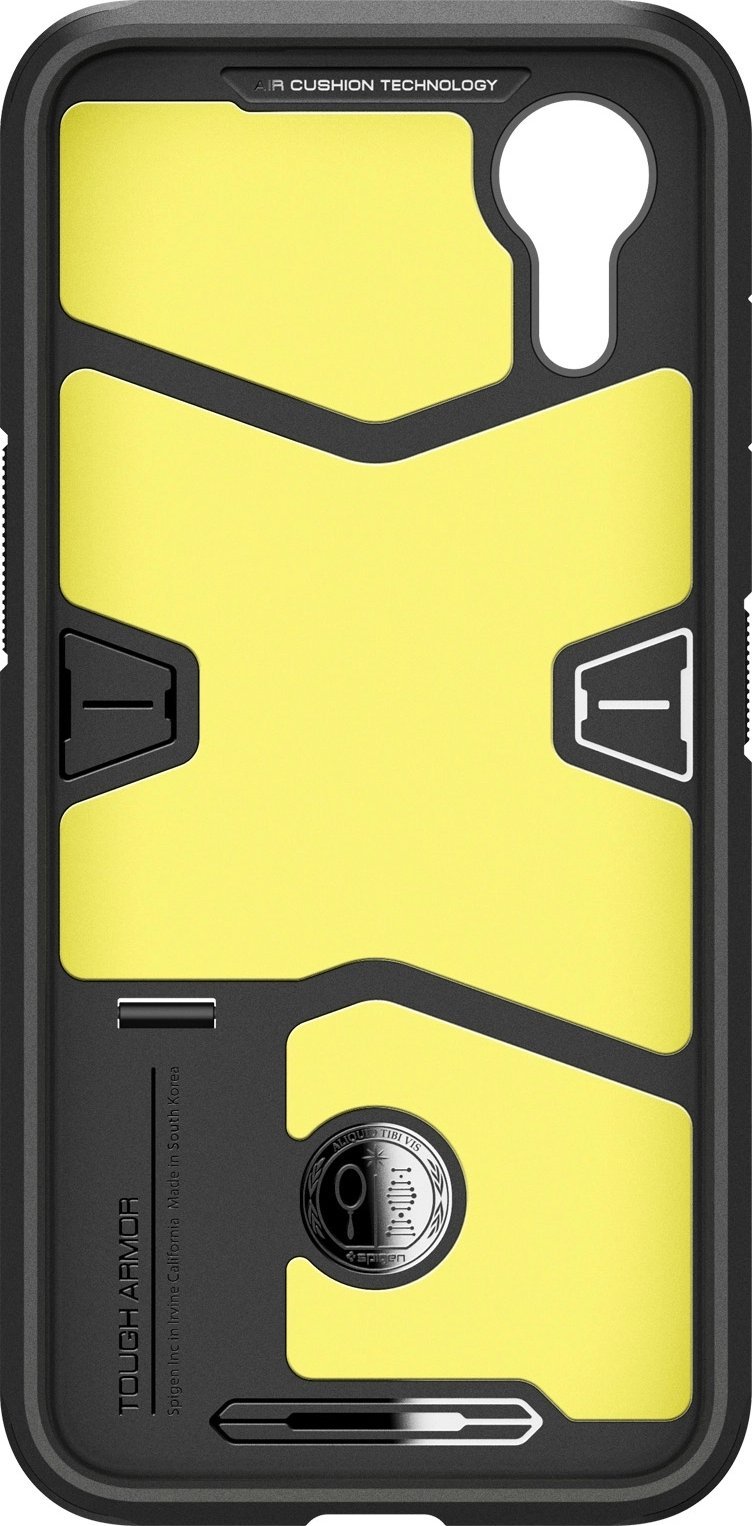 Mbulesë telefoni Spigen Tough Armor për Samsung Galaxy XCover 7, mbrojtje goditjesh, e zezë