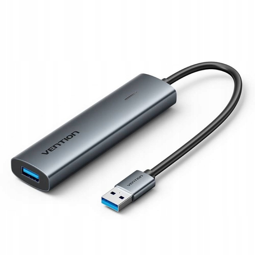 Hub USB Vention TGXHB, 5 në 1, USB 3.0, gri