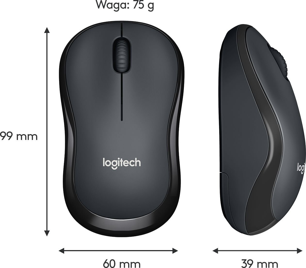 Maus wireless Logitech M220 Silent me mousepad Studio Series, optik, USB, gri