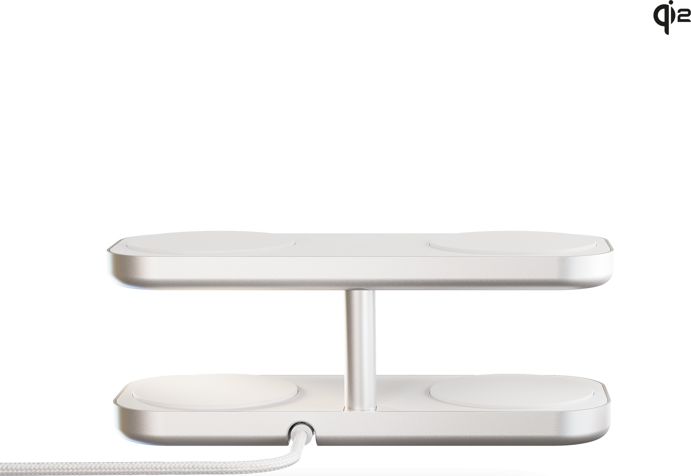 Karikues wireless ZENS Quattro Charger Pro 4, 15W, magnetik, i bardhë