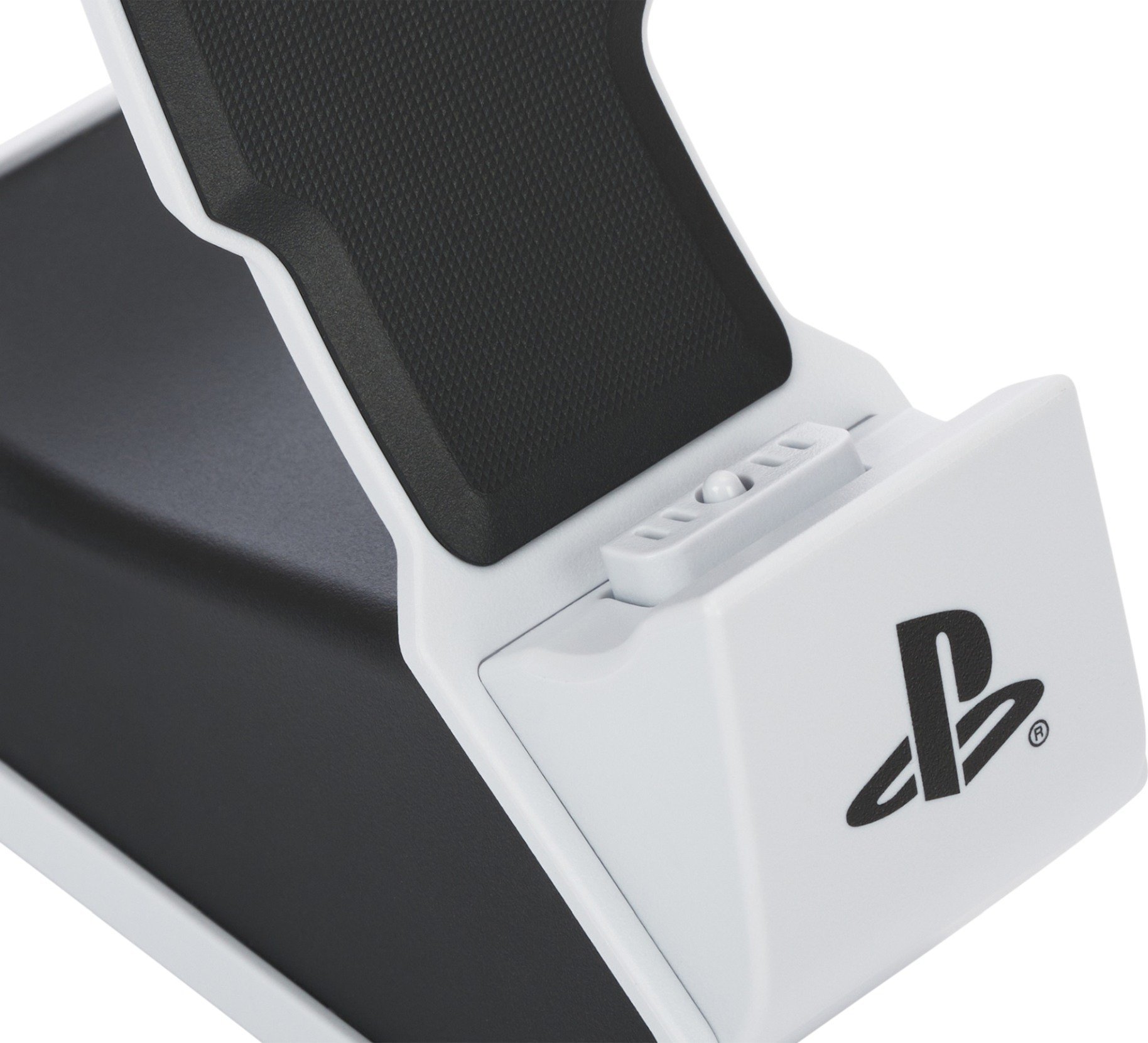 Stacion karikimi PowerA Single Charging Station për PS5 DualSense, USB, me dritë LED, i bardhë