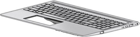 Kopertinë për tastierë për HP Pavilion 15 L01924-A41, e hirtë