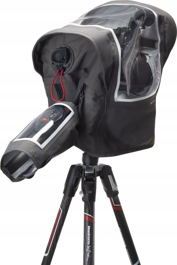 Mbulesë shiu për kamerë Manfrotto Pro Light Cineshield S/M, tri shtresa, transparente