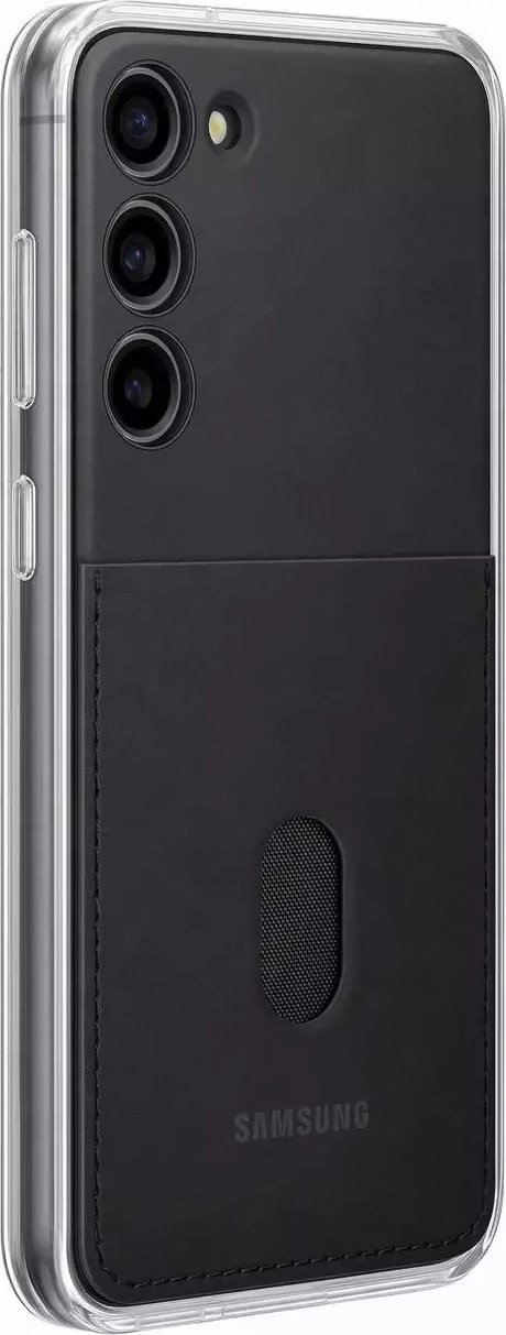 Mbrojtëse telefoni Samsung Frame Case Galaxy S23 Plus, TPU, me xhep për kartela, e zezë 3