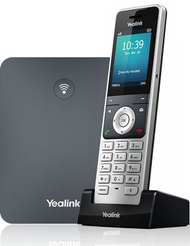 Telefon DECT IP Yealink W76P, ekran 2.4", deri 20 thirrje, i zi