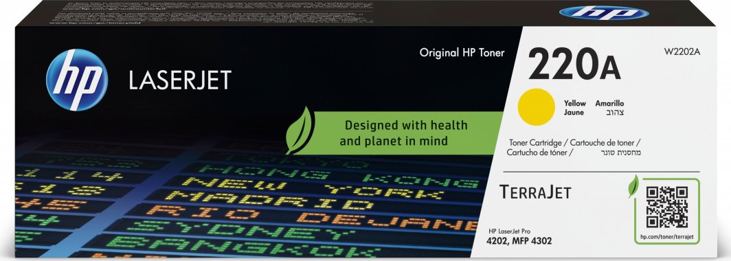 Toner HP 220A LaserJet, ngjyrë e verdhë