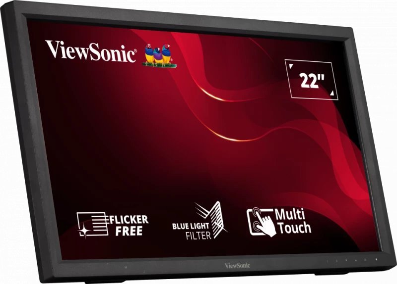 Monitor me prekje ViewSonic TD2223, 22", Full HD, i zi
