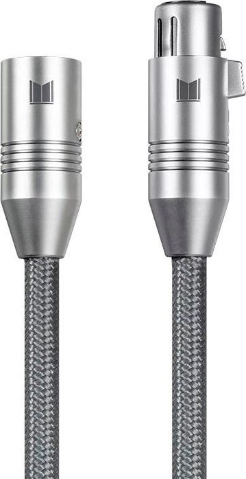 Kabllo audio Monoprice XLR në XLR, 2m, gri