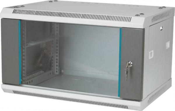 Kabinet i varur Q - Lantec (SW-4U-600-450-N-DSJ-OP-RP-FS), 19'', i hirtë