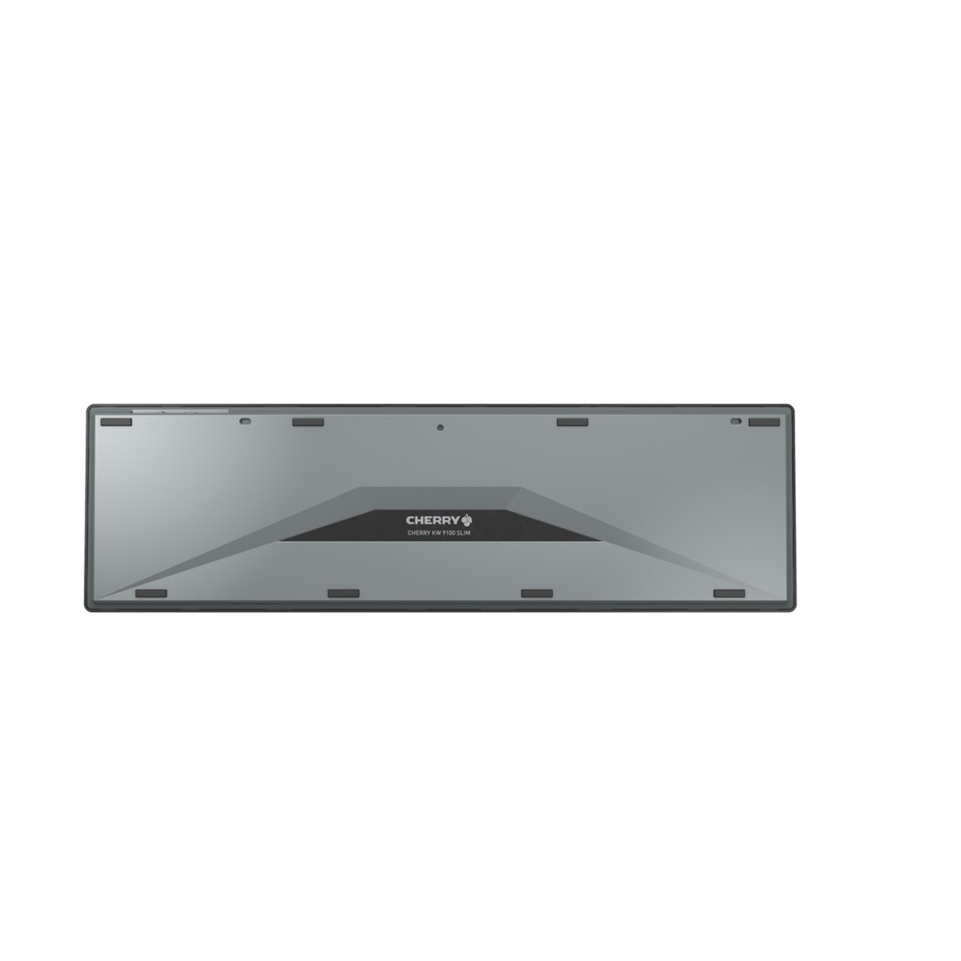 Tastierë CHERRY KW 9100 SLIM, Pa kabllo, QWERTZ, e zezë/e argjendtë