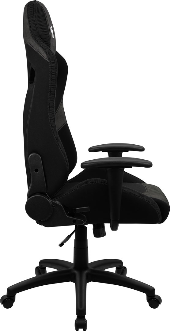 Karrige lojërash Aerocool COUNT AeroSuede, 150kg, e zezë