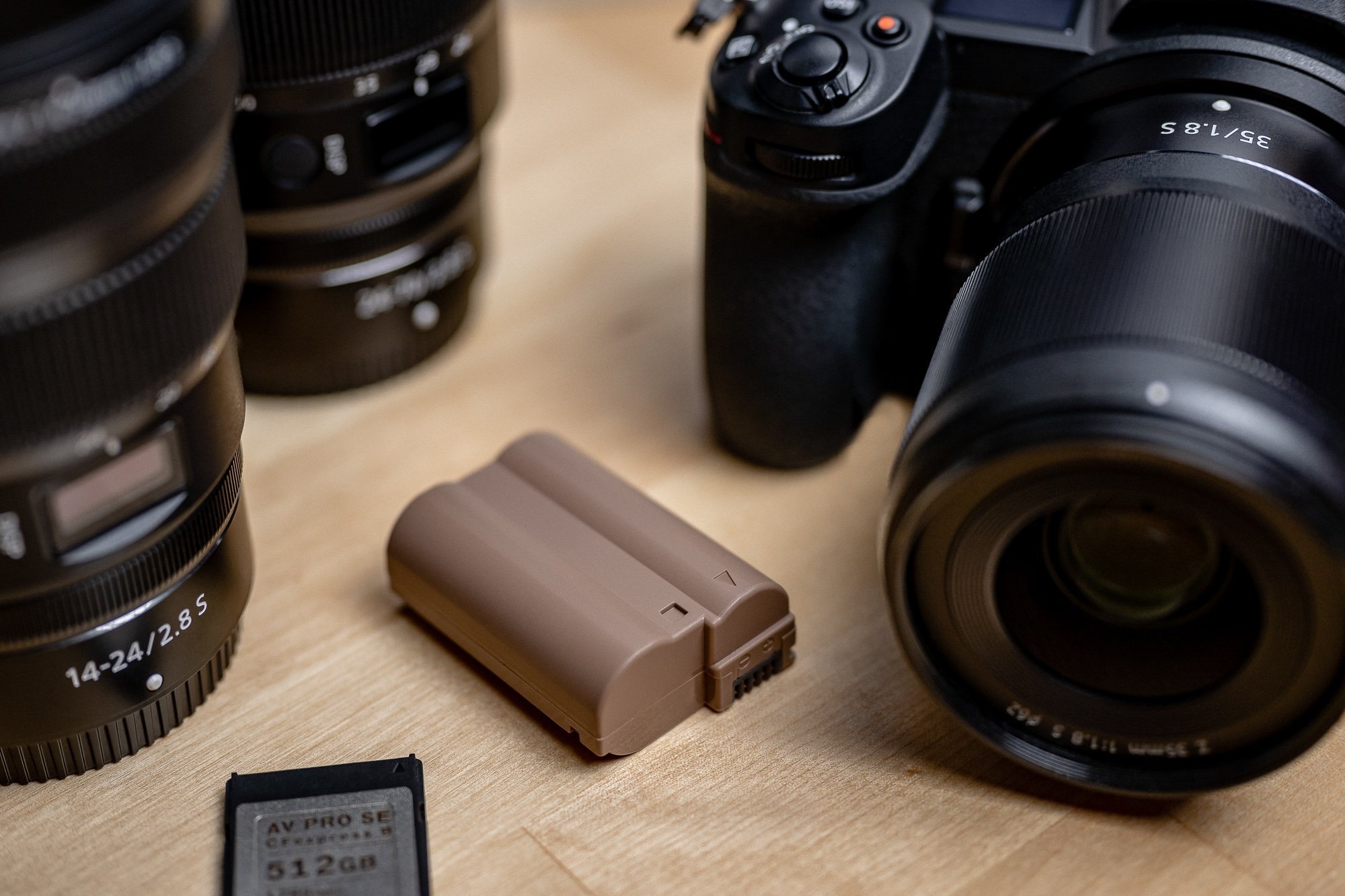 Bateri për aparat fotografik Newell EN-EL15C, 2300mAh, me USB-C, gri