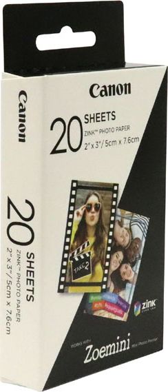 Letër fotografike Canon Photo Paper 3214C002, 5x7.6 cm, me shkëlqim, e bardhë