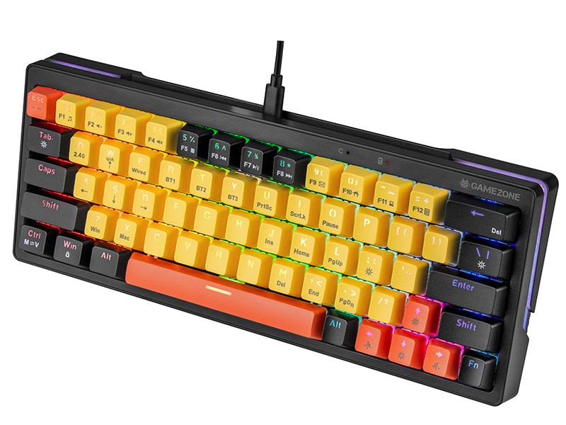 Tastierë mekanike Gaming Tracer GAMEZONE EVO2, USB, RGB, e bardhë