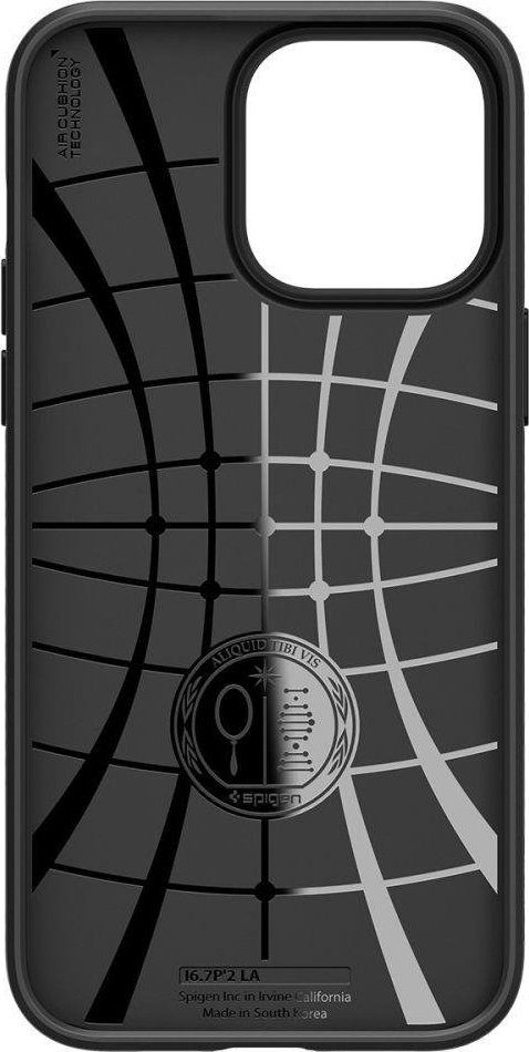 Mbrojtëse Spigen Liquid Air për iPhone 14 Pro Max, e zezë 4