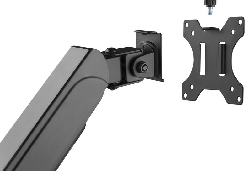 Mbajtëse monitori Alumodel 650132, 17"-32", gas spring, alumini i zi