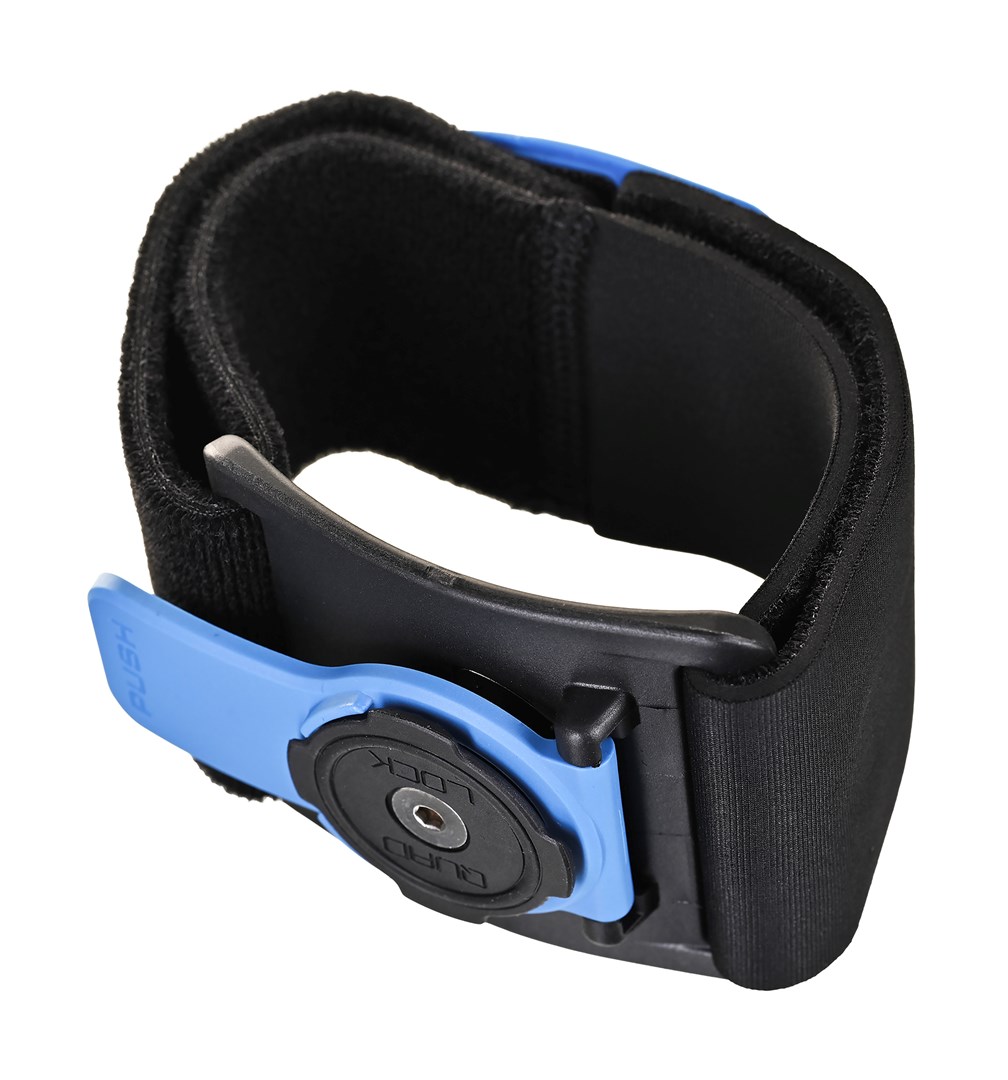 Byzylyk sportiv për telefon Quad Lock Adjustable, i rregullueshëm, për vrapim, zi blu