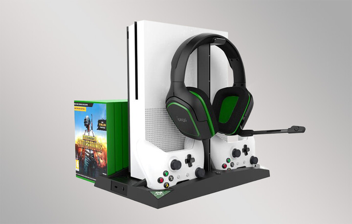 Mbajtëse universale me karikues iPega për XBOX ONE, XBOX ONE X, XBOX ONE S PG - XB007, e zezë
