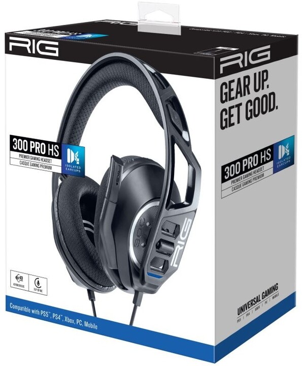 Kufje RIG 300 PRO HS, të zeza