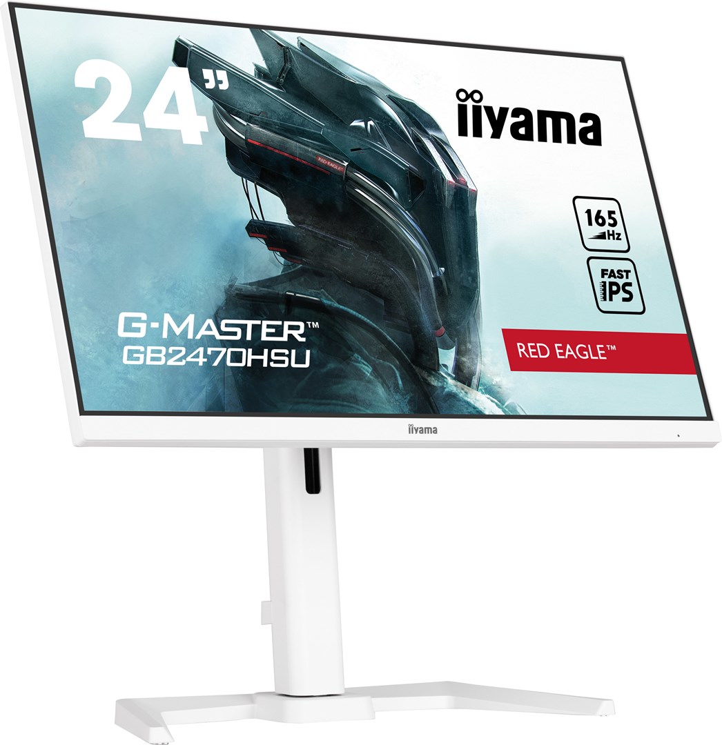 Monitor iiyama GB2470HSU-W5, 23", 1920 x 1080, Full HD, 165 Hz, i bardhë