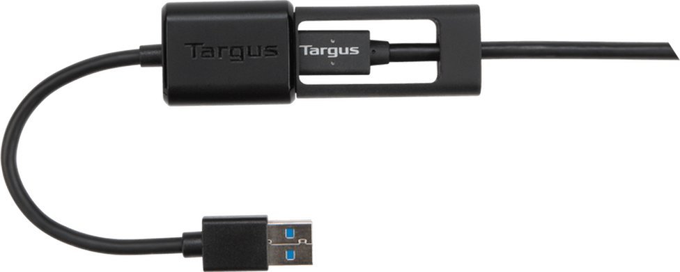 Kabllo USB A në USB C Targus, 10 cm, USB 3.0, e zezë