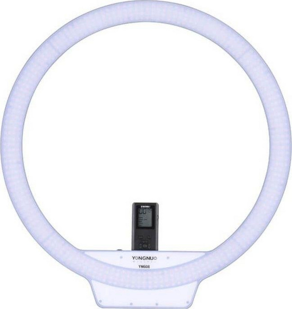 Dritë unazore Yongnuo YN608, LED, 3200K 5500K, e bardhë
