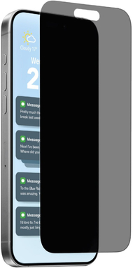Xham mbrojtës privatësie Puro për iPhone 17 17 Pro 16, 9H, transparent