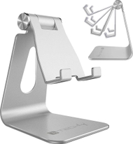 Mbajtëse tavoline Techly I SMART STAND4, për telefon, alumini, e rregullueshme, gri