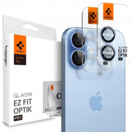 Xham mbrojtës Spigen Glass TR EZ Fit Optik Pro, set 2 copë, për iPhone 17, blu