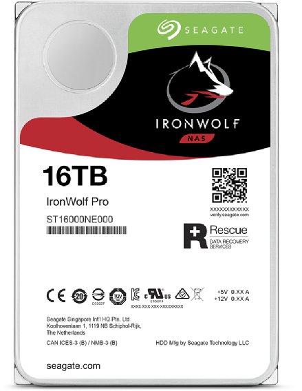 Hard Disk Seagate IronWolf Pro, 16TB, 3.5", CMR