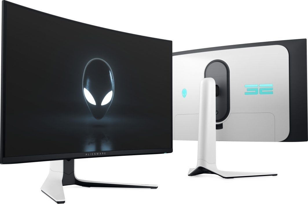 Monitor Dell Alienware AW3225QF, 31.6", UHD 4K, 240Hz, i bardhë/zi