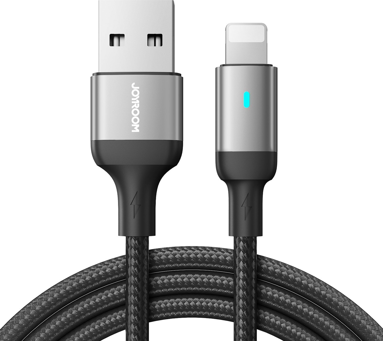 Kabllo USB Joyroom JYR667, USB A në Lightning, 1.2 m, e zezë