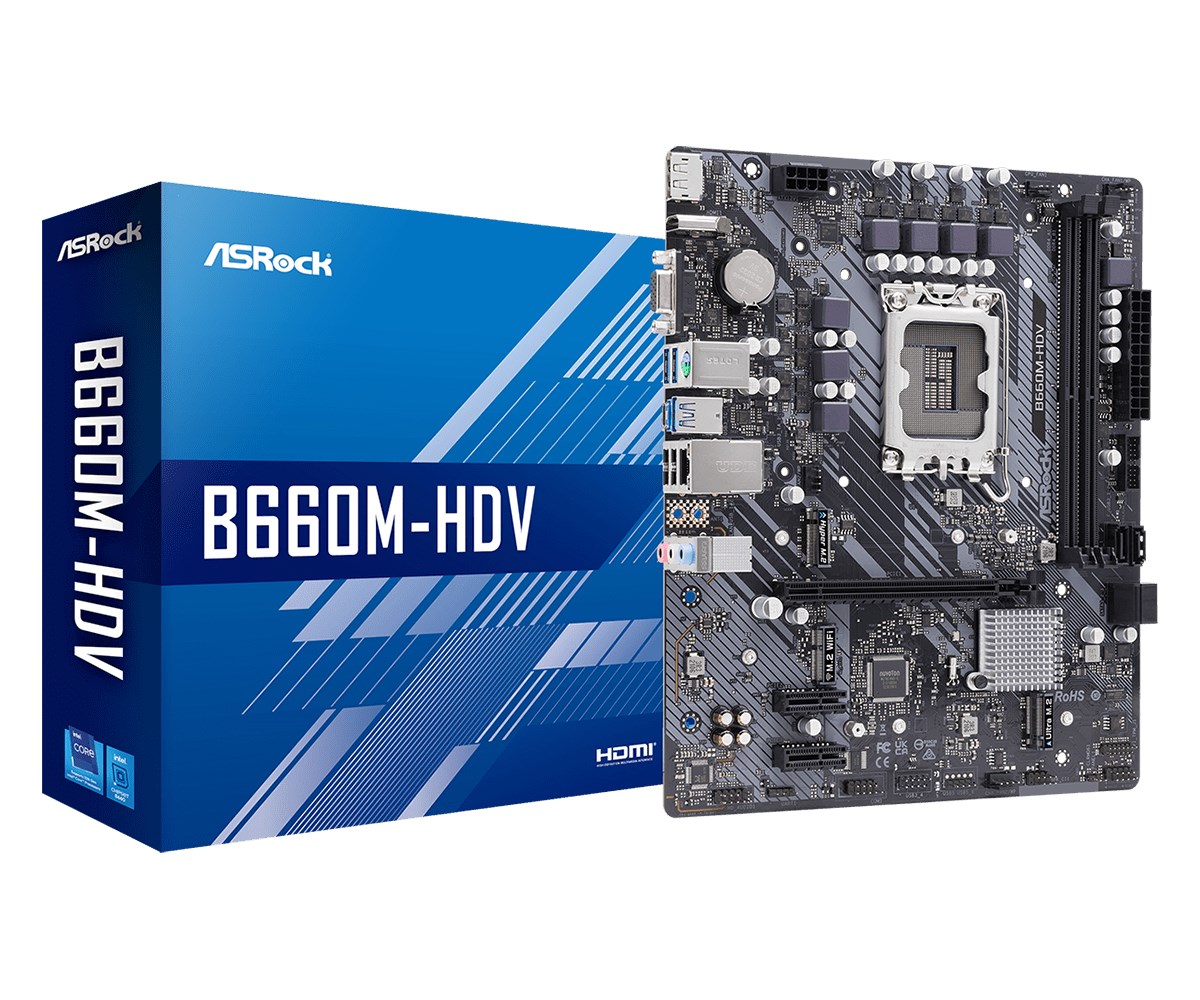Pllakë amë Asrock B660M-HDV Intel B660 LGA 1700 micro ATX