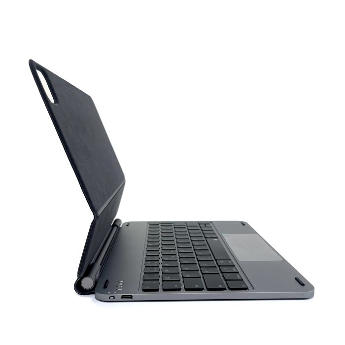 Dviced Magnetic Aluminium Keyboard Case For iPad Air/Pro 11-Inch, CZ, Dark Grey