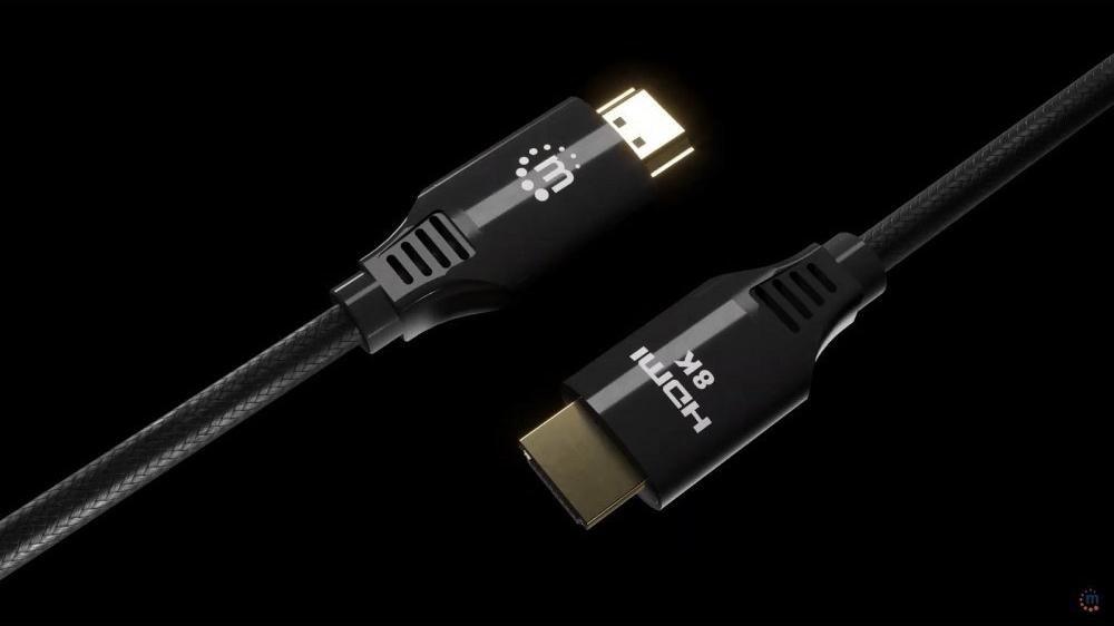 Kabllo HDMI Manhattan 355957, 3m, 8K, e zezë