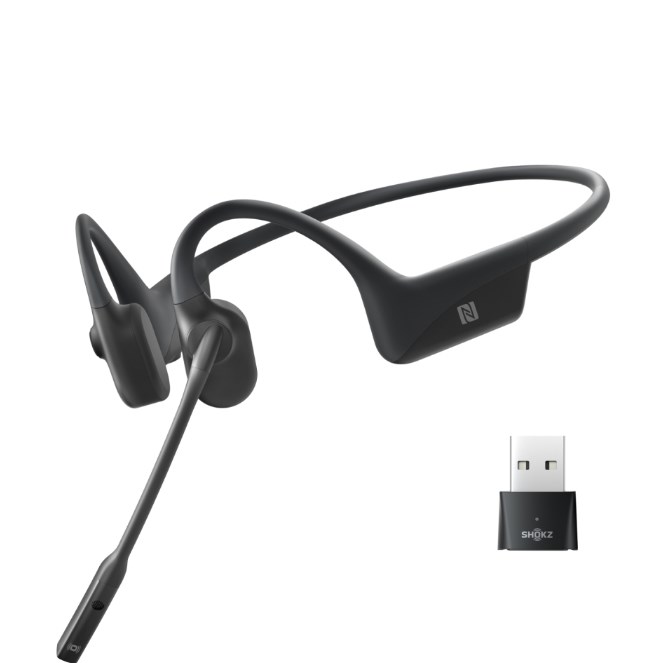 Kufje Shokz OpenComm UC, Bluetooth 5.1, të zeza