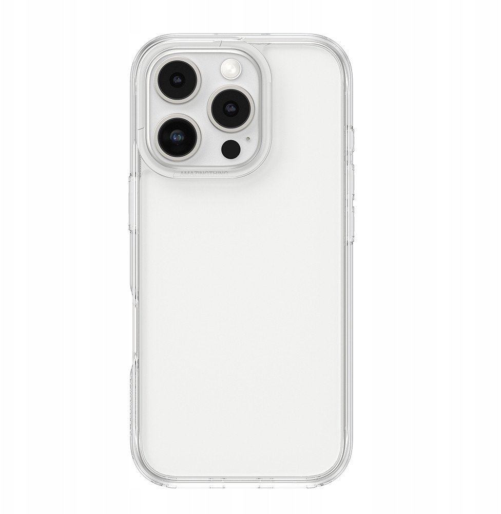 Mbrojtëse telefoni AmazingThing Minimal, për iPhone 16 Pro Max, silikon TPU, transparente