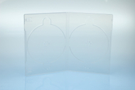 Kuti DVD Omega Box 41379, 7mm, për 2 disqe, transparente